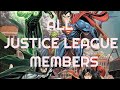 DC's Justice League Members