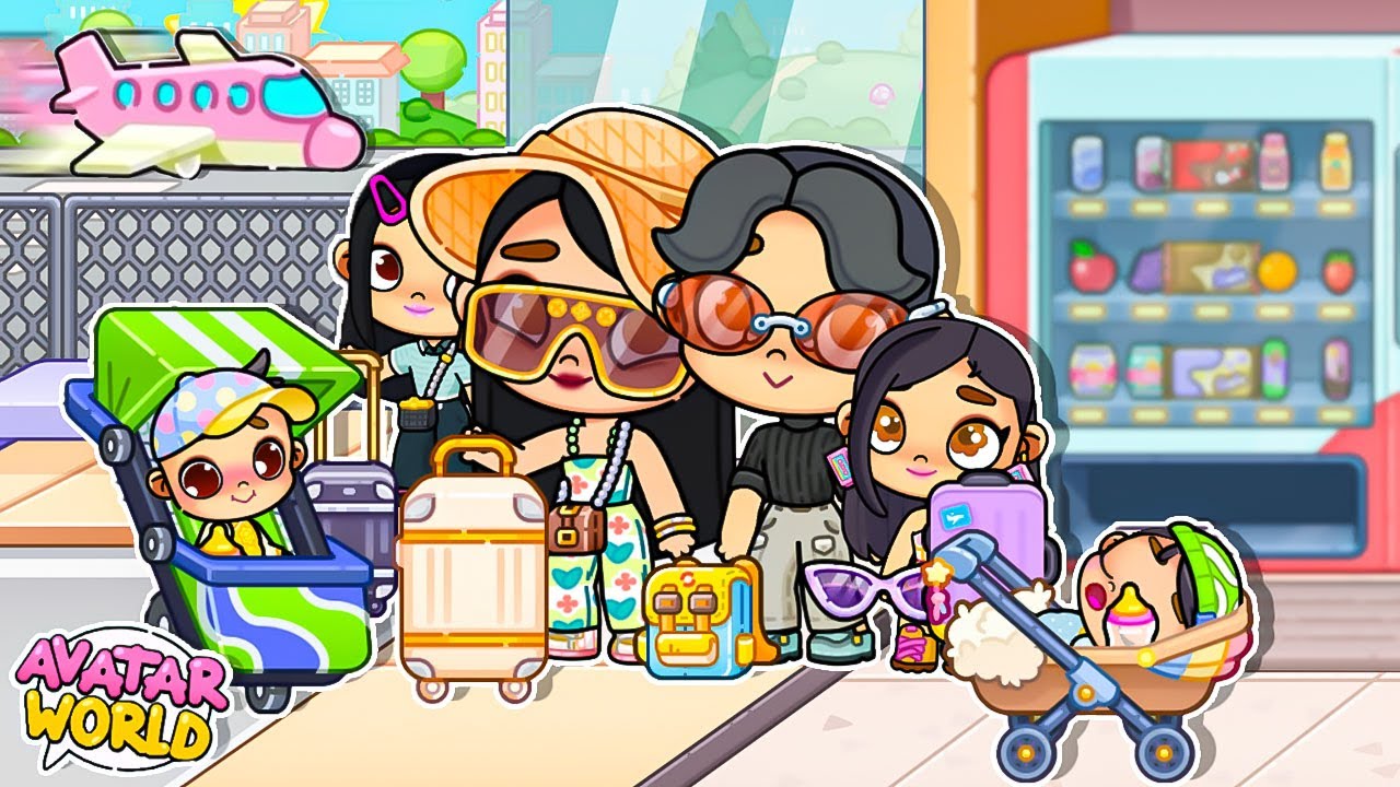 VOYAGE EN FAMILLE À PARIS AVEC LE NOUVEAU AÉROPORT SUR AVATAR WORLD !