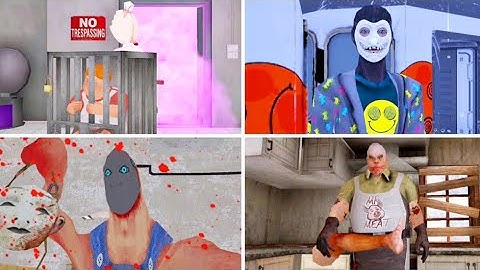 Game Over Scene | Ice Scream 6 Vs Smiling X Corp 2 Vs Fat Daddy Vs Mr Meat | Afnex