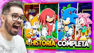 A História Completa Do Sonic Reagindo