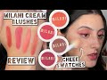 MILANI CHEEK KISS CREAM BLUSHES CHEEK SWATCHES, REVIEW, & DEMO | Ana Luisa Jewelry