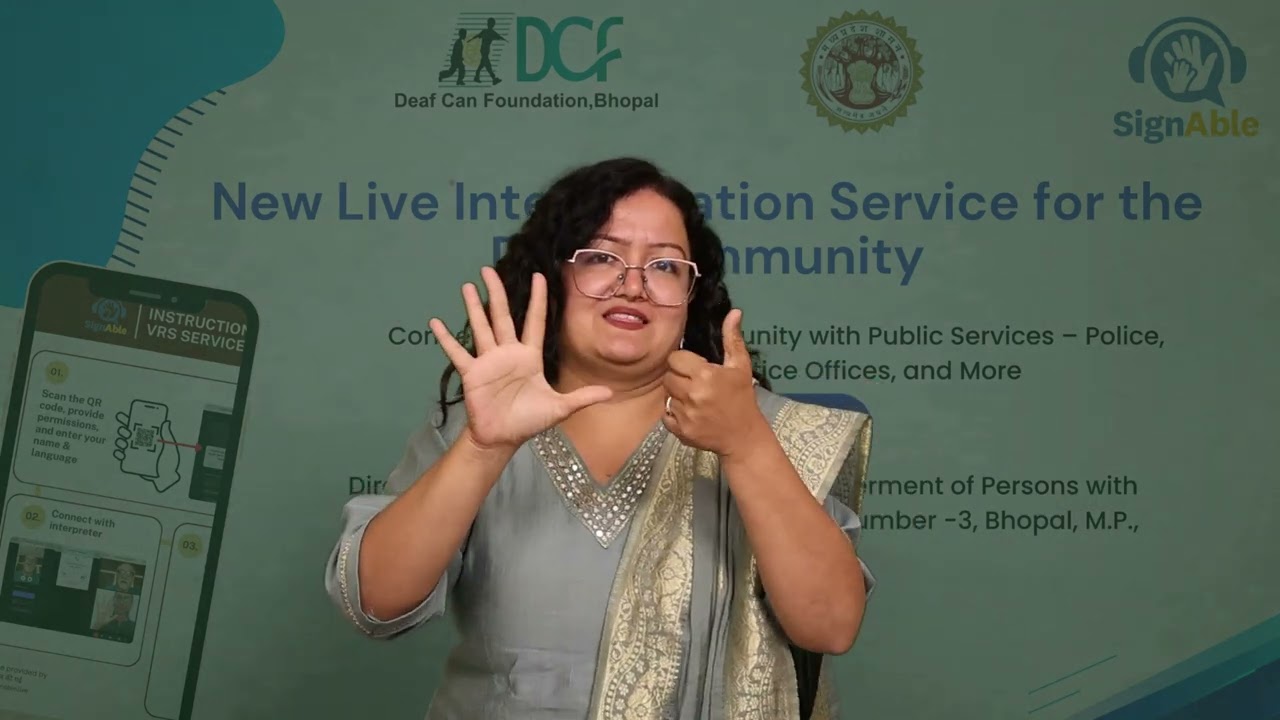 Live Interpretation Services for the Deaf Community in Madhya Pradesh