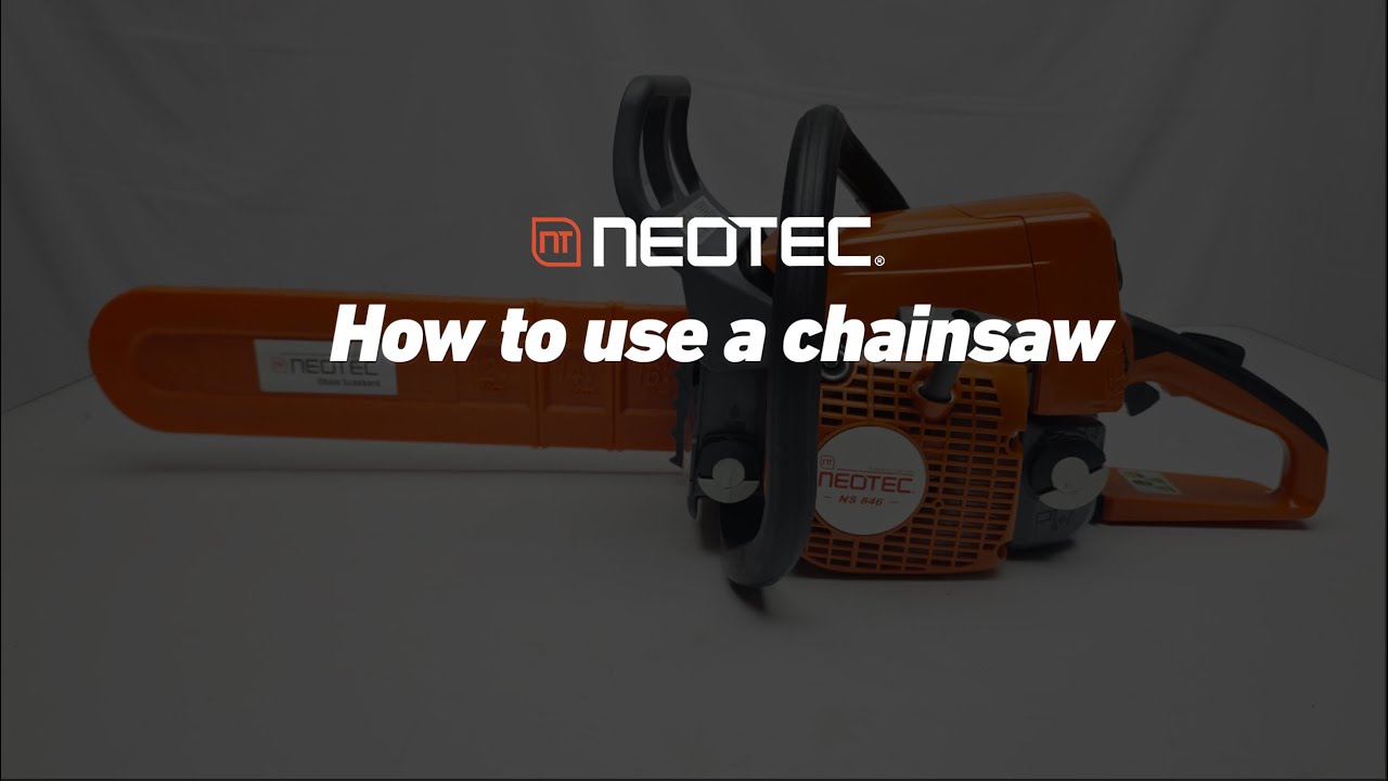 ノッコ Neotec NS846 Chainsaw How to Start Engine - YouTube