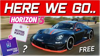 FREE GIFTS, NEW BACKSTAGE CARS, FINAL CHANCE (Forza Horizon 5 Winter Festival Playlist UPDATE)