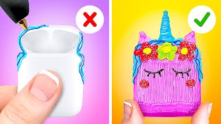 3D PEN VS HOT GLUE CRAFTS || Incredible 3D Pen and Hot Glue Crafts And DIY Hacks By 123 GO Like!