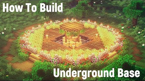 Minecraft Tutorial: How To Build an Ultimate Underground Base