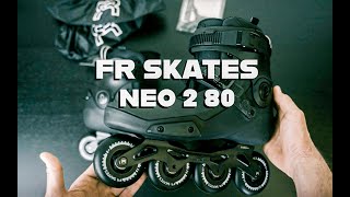 FR Neo 2 80 - Black freeride inline skates PREVIEW #bladeville #frskates