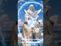 🕊✝️A glowing dove in Jesus’s hands spreads thunderous blessings of peace✝️🕊