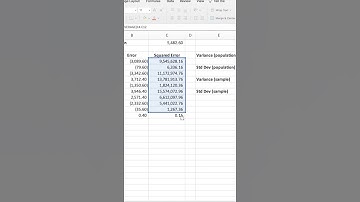 Calculate the Variance vs Standard Deviation for a Population | part#2
