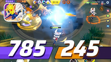 Pokémon UNITE - CINDERACE Ranked Match Gameplay (iPad Pro 11 M1)