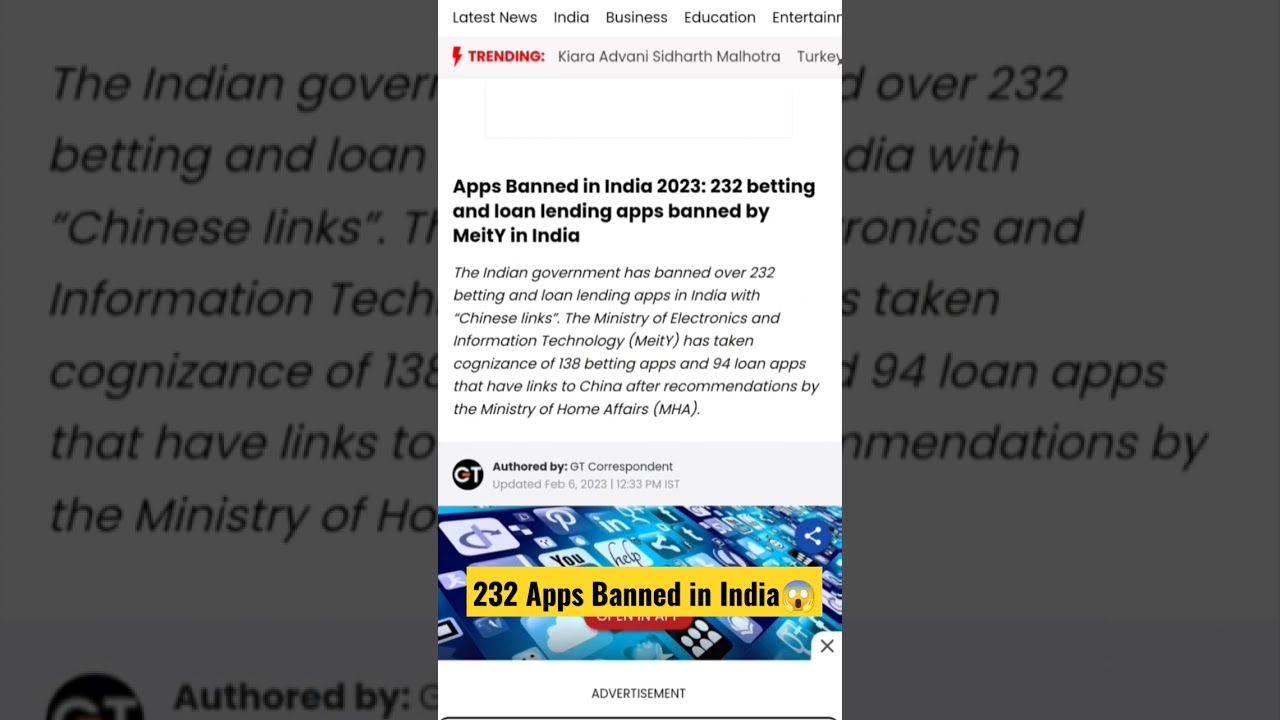232 Apps Banned in India 😱 || 