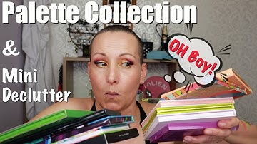 MY MAKEUP COLLECTION: EYESHADOW PALETTES  (& Mini Declutter)