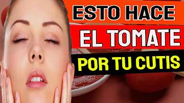 ¿Qué hace el tomate en la cara?