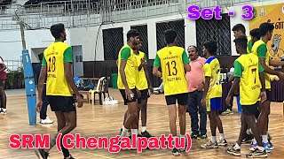 Final Set 🏆 SRM (Chengalpattu ) Vs Trichy 💥 Sett - 3 | CM Trophy