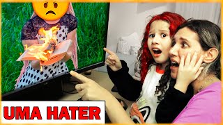 A HATER  COLOCOU FOGO NO MEU APARELHO - VALENTINA PONTES