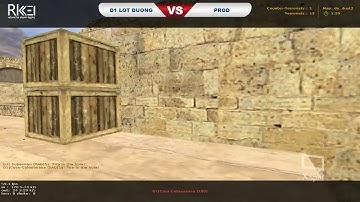 CHUNG KẾT CS 1.6 - IRON FINGER 2017 - PROD VS. D1 Lót Đường