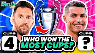 GUESS WHO HAS THE MOST CHAMPIONS LEAGUE | QUIZ FOOTBALL TRIVIA 2024