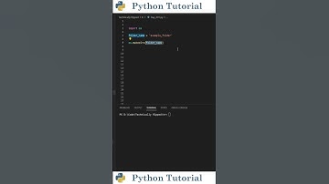 Create/Delete Folder With Python | Python Tutorial