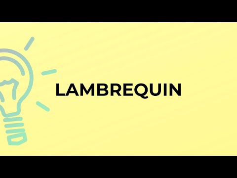 Video: Cara Meletakkan Lipatan Lambrequin