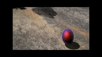 Mysterious Sphere made with lightwave and boujou.