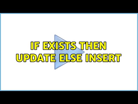 If exists then