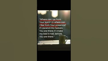 Psalms‬ ‭139‬:‭7‬-‭8‬ ‭NKJV #trulyloved #jesus #Godwithus