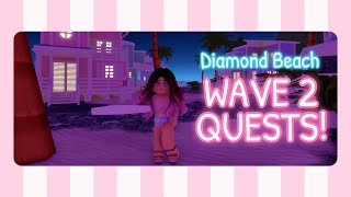 Royale High- NEW Diamond Beach Quests with PRIZES! (Wave 2)