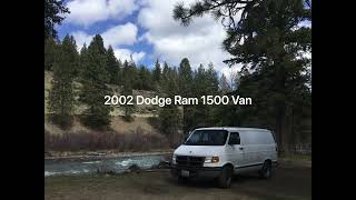 2002 Dodge Ram Van 1500 | Full Van Tour | $2K Van Conversion | DIY Van Build #vanlife #vanconversion