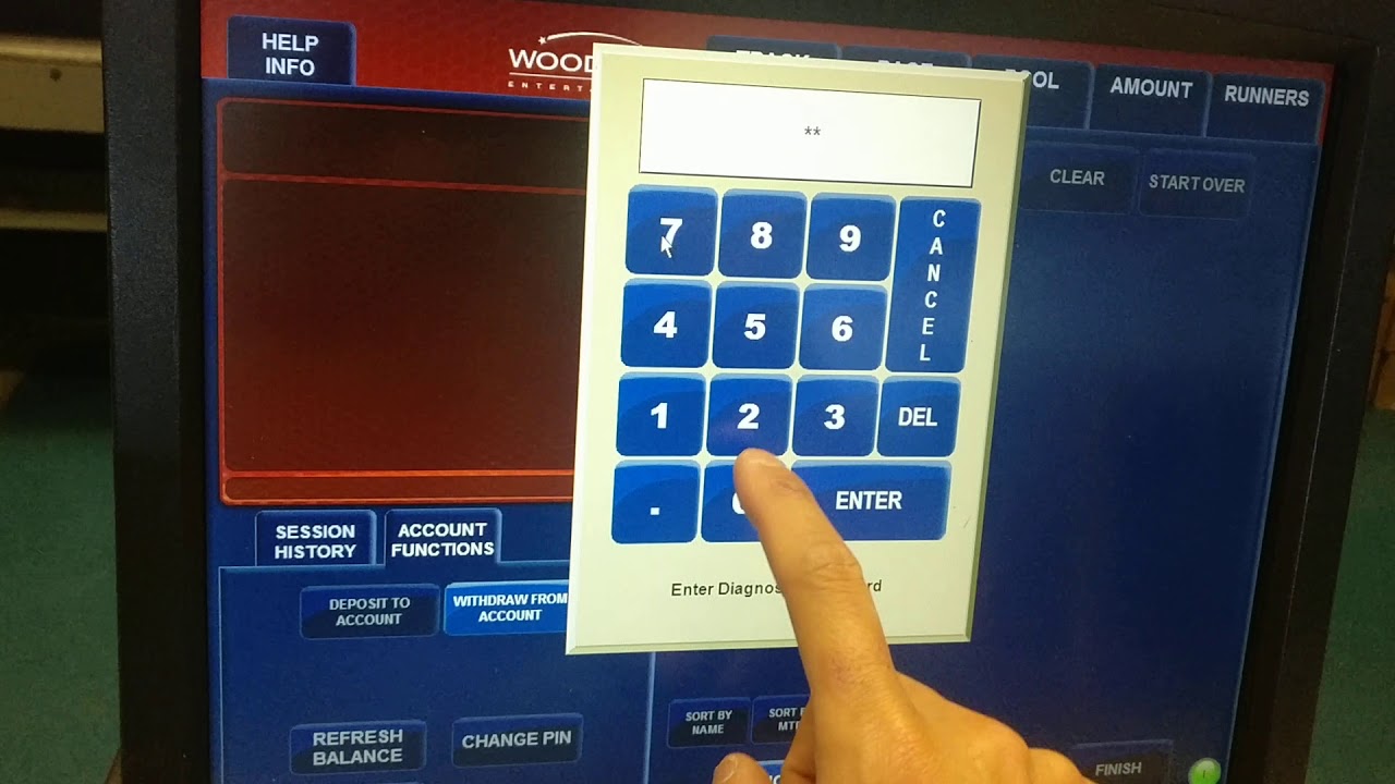 Screen rotation for teller machine - YouTube
