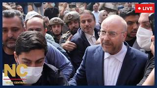 🔴LIVE: Major Baghdad Visit: Iran’s Ghalibaf Sends Powerful Message at Soleimani Killing Site | AC1W