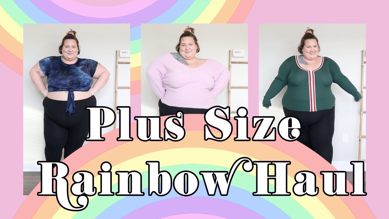 plus-size-rainbow-haul-will-it-fit-youtube