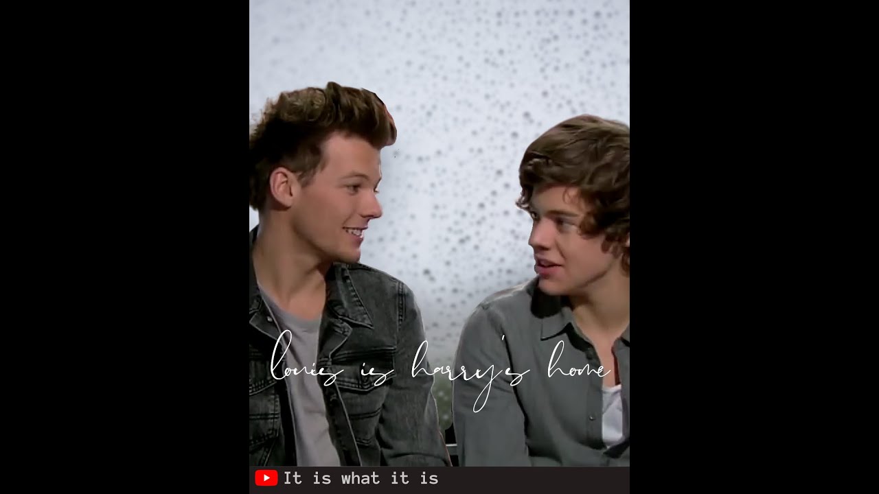 Harry & Louis knew from the start 😭 💙💚 #shorts #larry #louis #harry