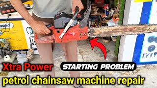 Petrol Chainsaw Machine Starting Problem | Petrol Chainsaw Machine Repair