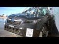 2020 Subaru Outback Crash Tests [ALL: Front, Side, Side-Pole]