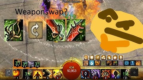 GW2 - Raiding Keep Construct on Weaver that can weaponswap (Staff AND Sword/Dagger)