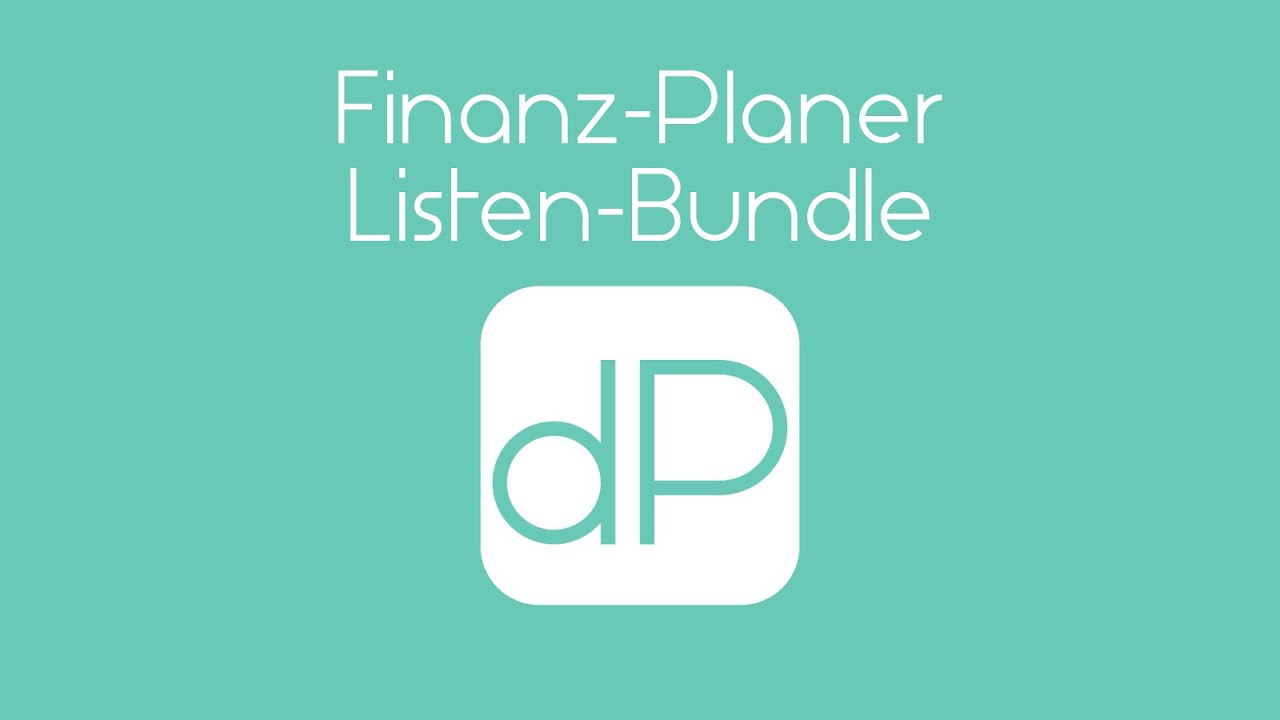 diePapeteria | Finanz-Planer Listen Bundle in Pocket, Personal & A5