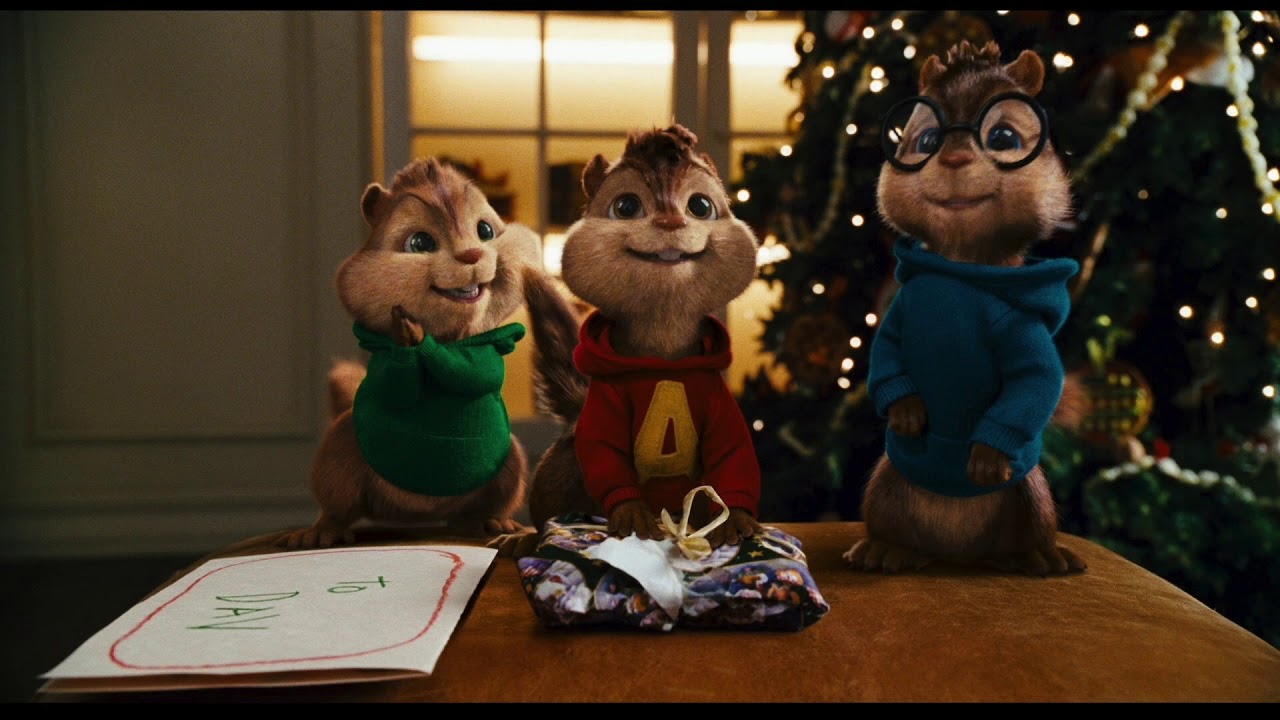 The Chipmunks feat. 7 yrs. old Justin Bieber - ALL I WANT FOR CHRISTMAS