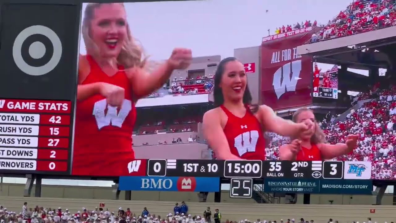 University of Wisconsin- Football Dance Team