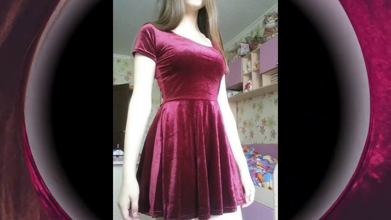 Very short Velvet Deep Blue Evil Cheerleader Dress (Шикарное короткое платье)