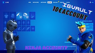 iGVault Wie kaufe ich ein Fortnite Account und ist es Sicher? 10€ Account was bekommen wir? 2022