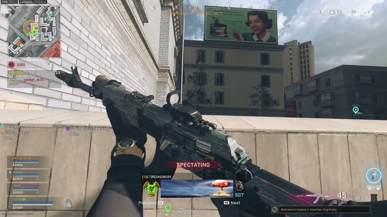 Spectating Random Quads in Warzone & Some Funny Moments(Cold War Warzone)