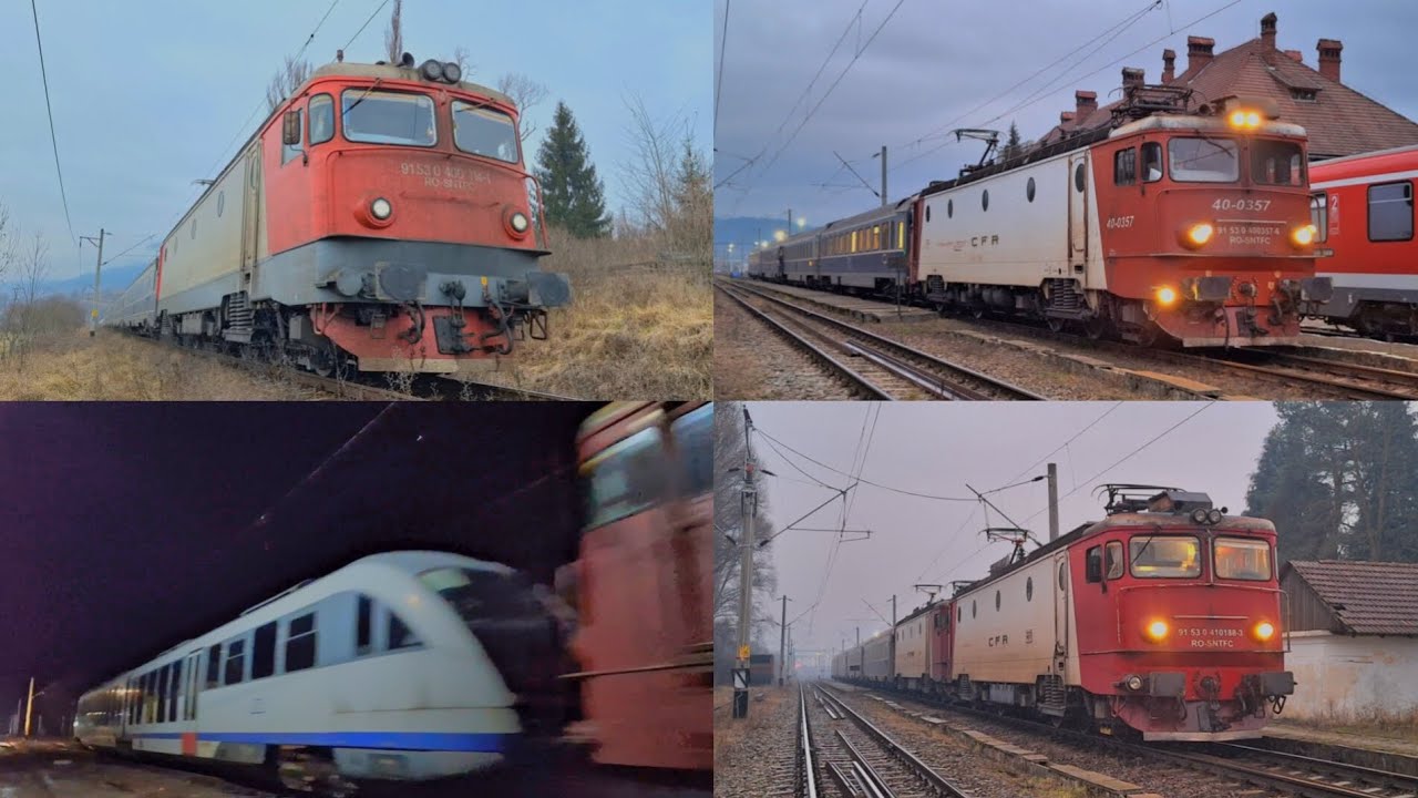 Trenuri in Lunca Ilvei/Trains & Rail Activity in Lunca Ivei 😁🚂🚆🚅😉