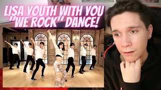 DANCER REACTS TO LISA | We Rock Theme Song Dance [Youth With You S3]