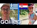 Kroatien vs. Griechenland: Wo kann man besser Urlaub machen? | Galileo | ProSieben