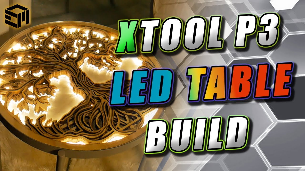 Создание потрясающего прикроватного столика, изготовленного на заказ методом лазерной резки, с ак...