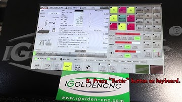 LNC control system - How to set tool sensor automatically