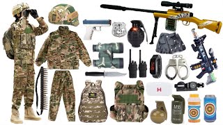 Special forces toy set, sniper rifle, rifle, pistol, bayonet, camouflage series, etc.