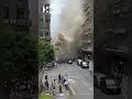 Thick black smoke blankets street as restaurant fire breaks out in Kowloon Bay, Hong Kong