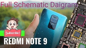 Full schematic diaigram of Redmi Note 9