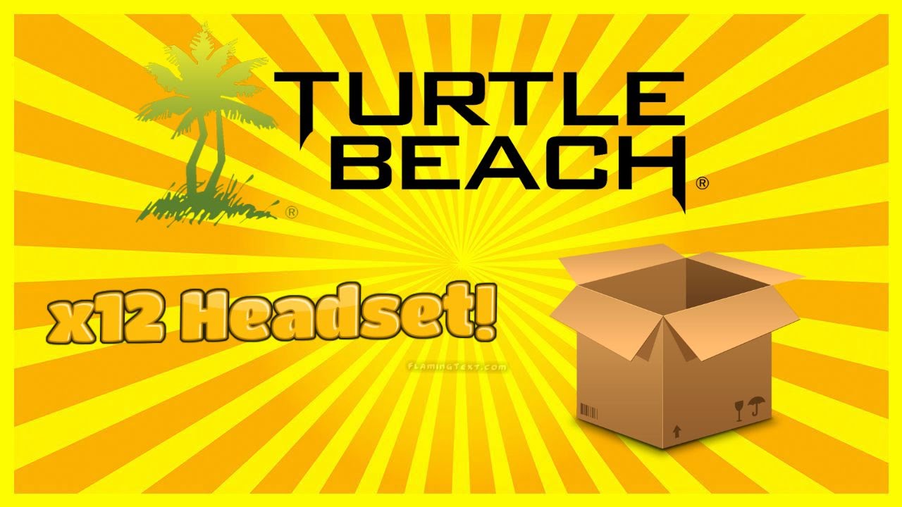 Turtle Beach x12 Headset Unboxing (2015)